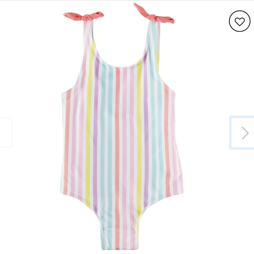 Mia & Miles Stripe Swimsuit New w/ Tags